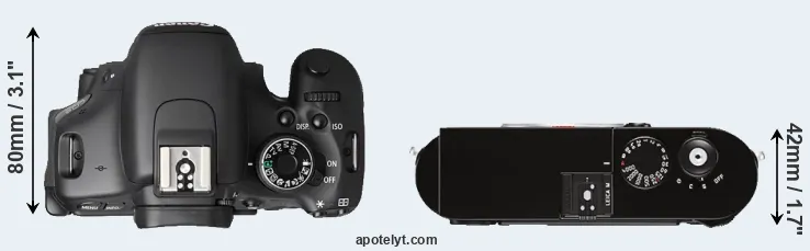 Compare T3i versus M Typ 262 top