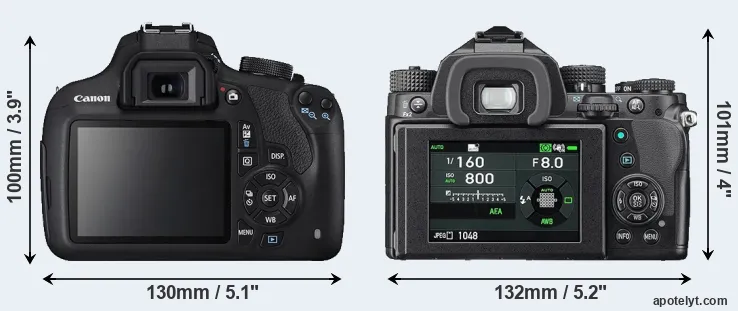Comparison T5 or KP rear