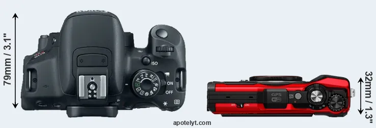 Compare T5i versus TG-6 top