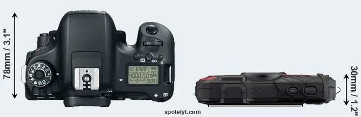 Compare T6s versus WG-60 top