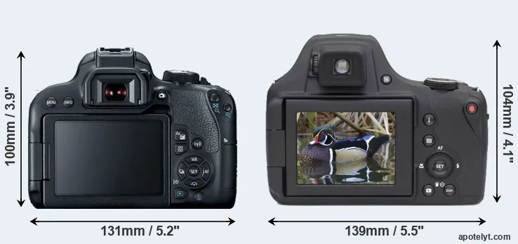 Comparison T7i or AZ901 rear