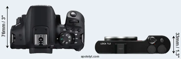 Compare T8i versus TL2 top
