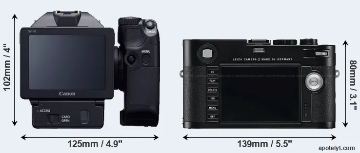 Comparison XC10 or M Typ 240 rear