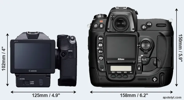 Comparison XC10 or D2H rear