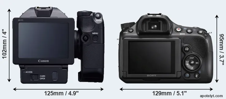 Comparison XC10 or A58 rear