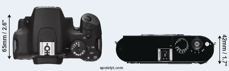 Compare XS versus M Typ 240 top