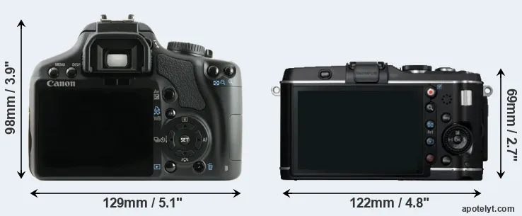 Comparison XSi or E-P3 rear