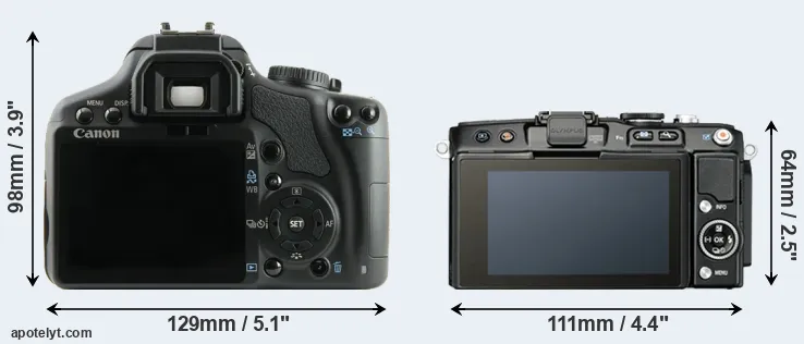 Comparison XSi or E-PL5 rear