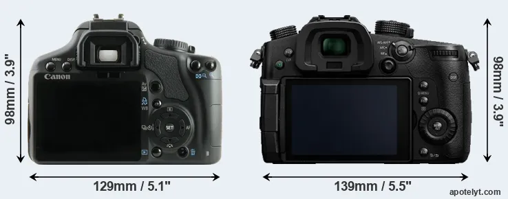 Comparison XSi or GH5 rear
