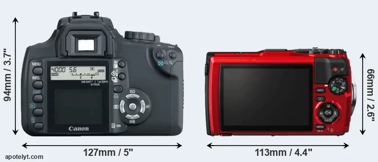 Comparison XT or TG-5 rear