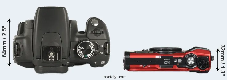 Compare XT versus TG-5 top