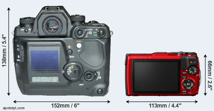 Comparison N Digital or TG-6 rear