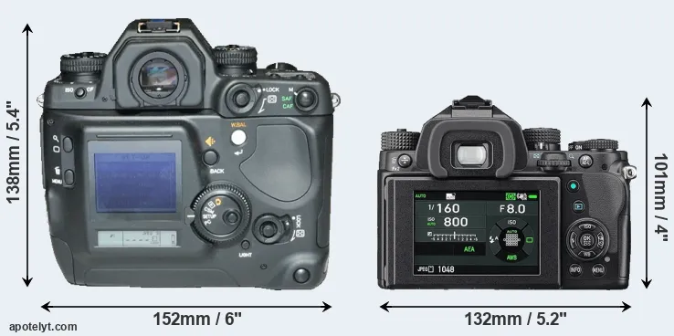 Comparison N Digital or KP rear