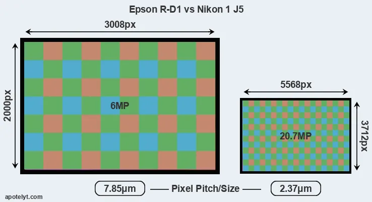 R-D1 versus J5 MP