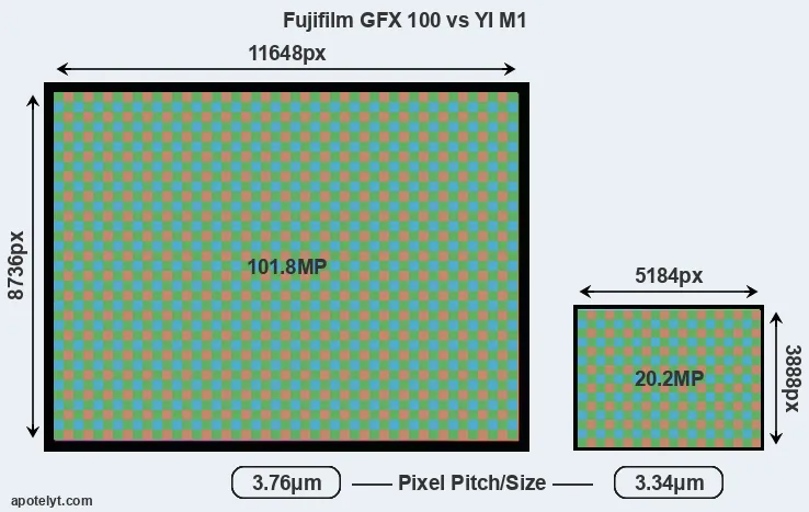 GFX 100 versus M1 MP