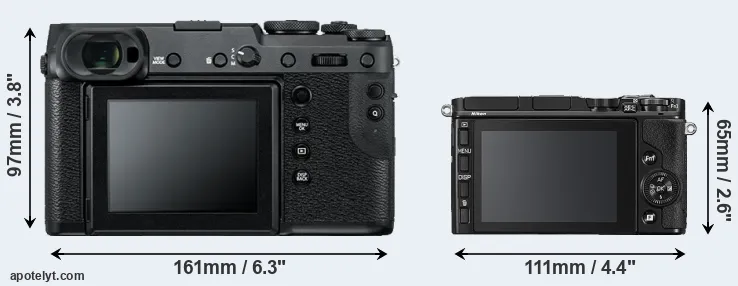 Comparison GFX 50R or V3 rear