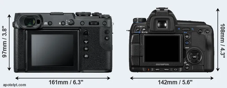 Comparison GFX 50R or E-30 rear