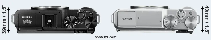 Compare X-A1 versus X-A10 top