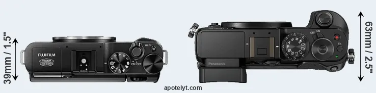 Compare X-A1 versus GX8 top