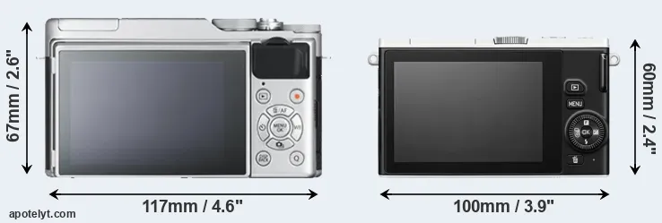 Comparison X-A10 or J4 rear