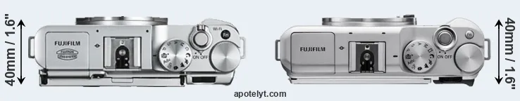Compare X-A2 versus X-A5 top