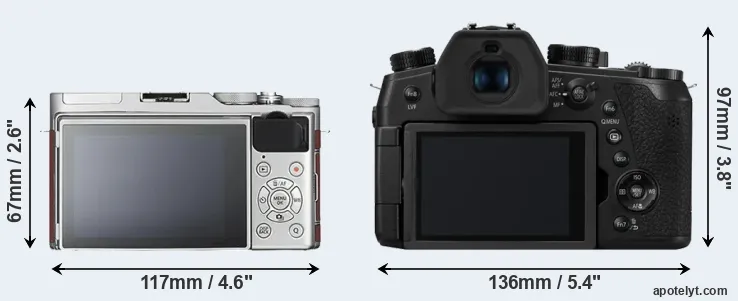 Comparison X-A3 or FZ1000 II rear