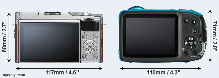 Comparison X-A5 or XP130 rear