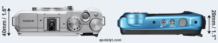 Compare X-A5 versus XP130 top