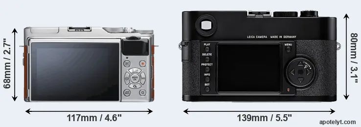 Comparison X-A5 or M8 rear