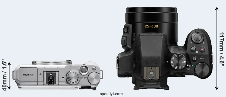 Compare X-A5 versus FZ300 top