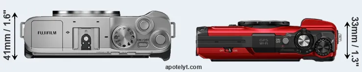 Compare X-A7 versus TG-7 top