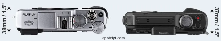 Compare X-E1 versus FT7 top