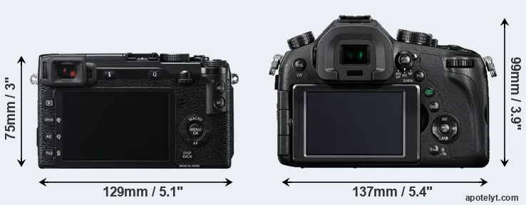 Comparison X-E2 or FZ1000 rear