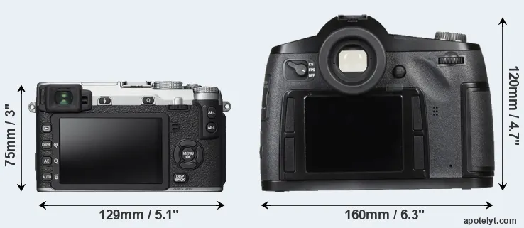 Comparison X-E2S or S Typ 007 rear