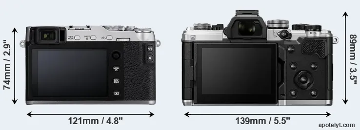 Comparison X-E3 or OM-3 rear