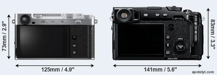 Comparison X-E5 or X-Pro2 rear