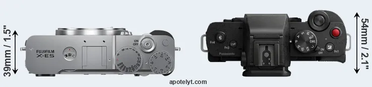 Compare X-E5 versus G110 top