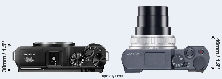 Compare X-M1 versus C-LUX top