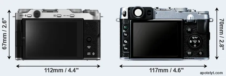 Comparison X-M5 or X20 rear