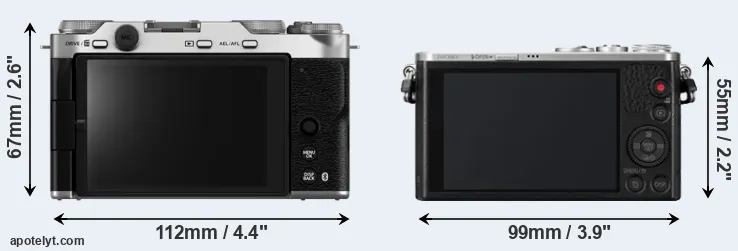 Comparison X-M5 or GM1 rear