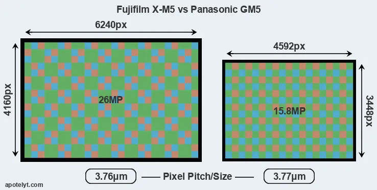 X-M5 versus GM5 MP