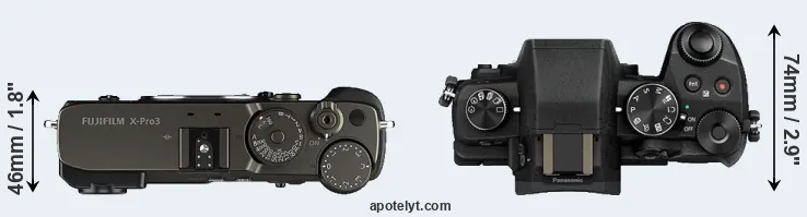 Compare X-Pro3 versus G85 top