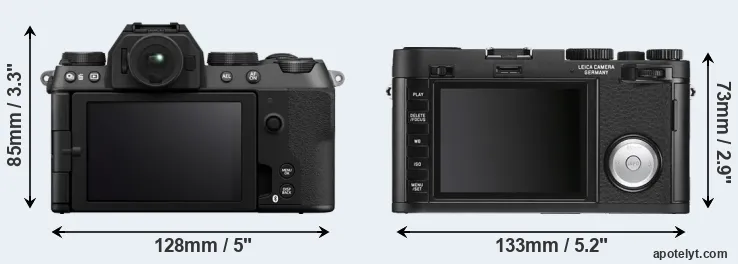 Comparison X-S20 or X Vario rear