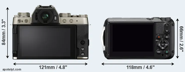 Comparison X-T200 or WG-6 rear