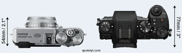 Compare X100 versus G7 top