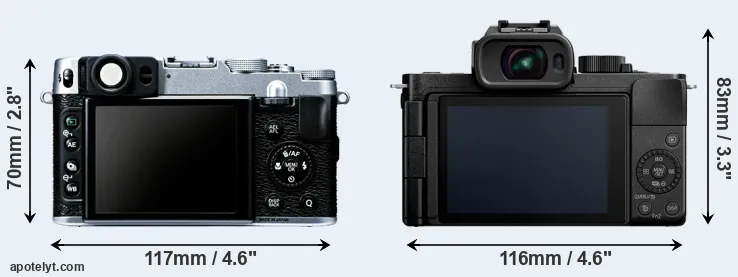 Comparison X20 or G110 rear