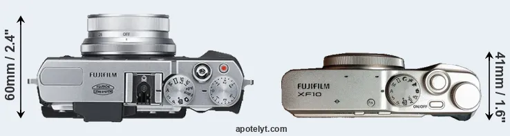Compare X30 versus XF10 top