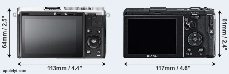 Comparison X70 or GR rear