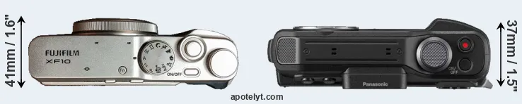 Compare XF10 versus TS7 top