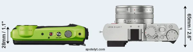 Compare XP120 versus D-LUX 7 top